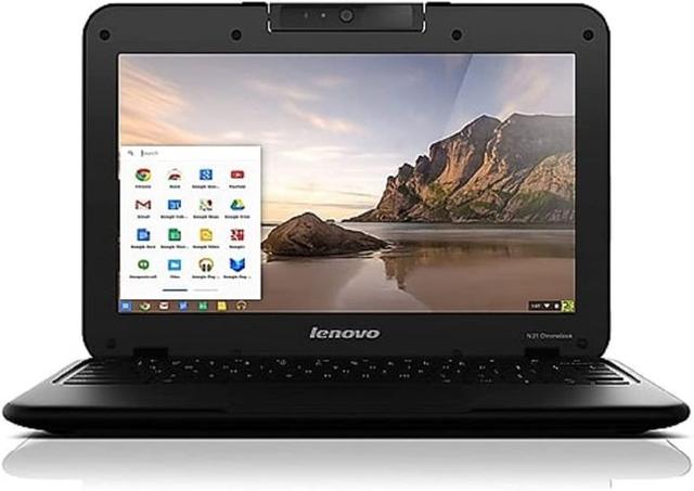 Lenovo N21 Chromebook Laptop 11.6" Intel Celeron N2840 2.16GHz in Black in Acceptable condition