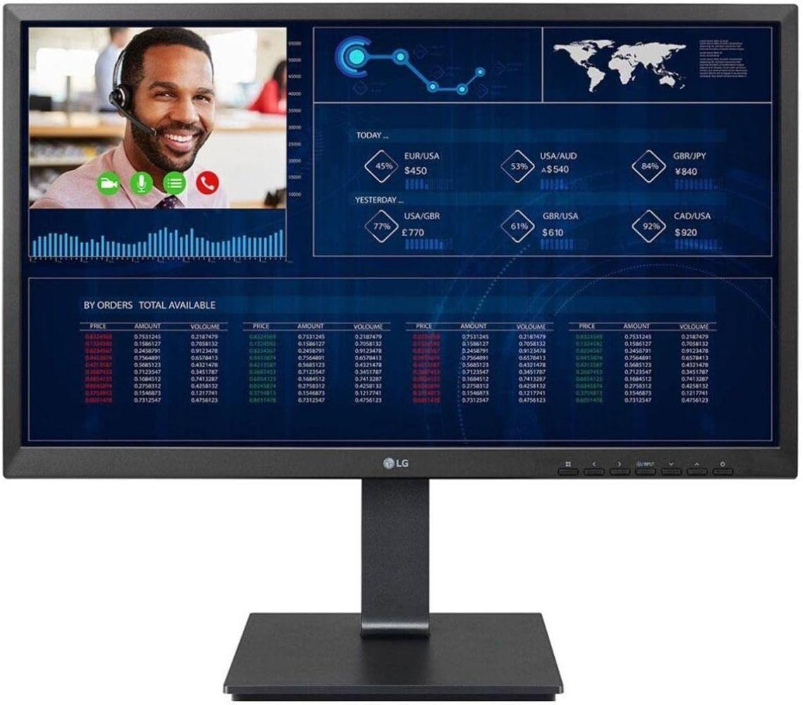 LG  24CN650N-6N FHD IPS AIO Thin Client Desktop PC 24" - Intel Celeron J4105 1.5GHz - 16GB - Black - 4GB RAM - 24 Inch - Excellent
