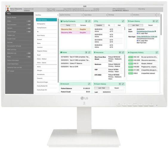 LG  24CN670IK6N Thin Client AIO Desktop Computer 23.8" - Intel Celeron J4105 1.5GHz - 16GB - White - 4GB RAM - 23.8 Inch - Excellent