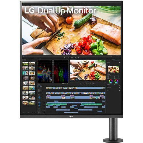 LG 28MQ780-B 28" 16:18 DualUp Monitor with Ergo Stand and USB Type-C in Black in Pristine condition