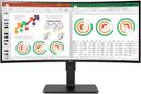 LG 34BN77C-B 34" IPS QHD UltraWide™ Curved Monitor in Black in Pristine condition