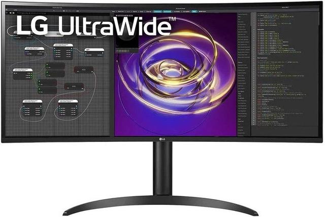 LG 34BP85CN-B 34" 21:9 QHD UltraWide™ Curved Monitor in Black in Pristine condition
