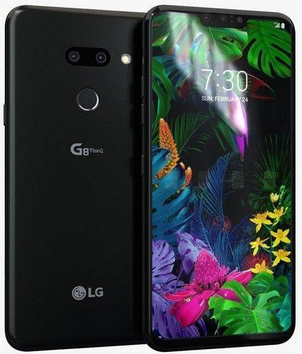 LG G8 ThinQ 128GB Unlocked in New Aurora Black in Acceptable condition