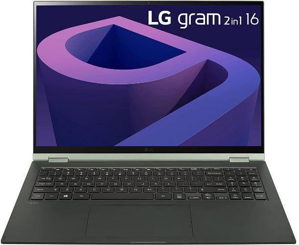 LG Gram 16 2-in-1 16T90Q Laptop 16" Intel® Core™ i5-1240P 3.3GHz in Green in Pristine condition