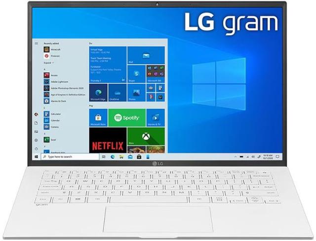 LG Gram 14Z90P Ultra-Lightweight and Slim Laptop 14" Intel Core i3-1115G4 3.0GHz in Snow White in Pristine condition