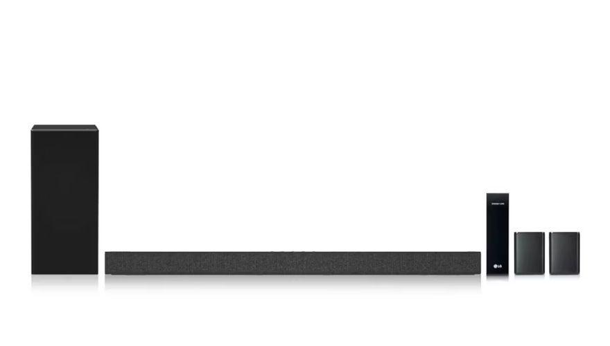 LG  SP7R 7.1 Channel High Res Audio Sound Bar with Rear Speaker Kit - Black - Acceptable