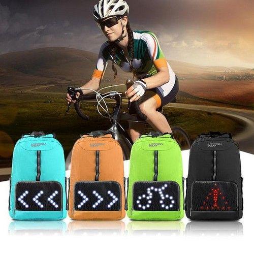 Refurbished Lightweight Cycling Backpack with LED Lighting indicators - Reebelo US