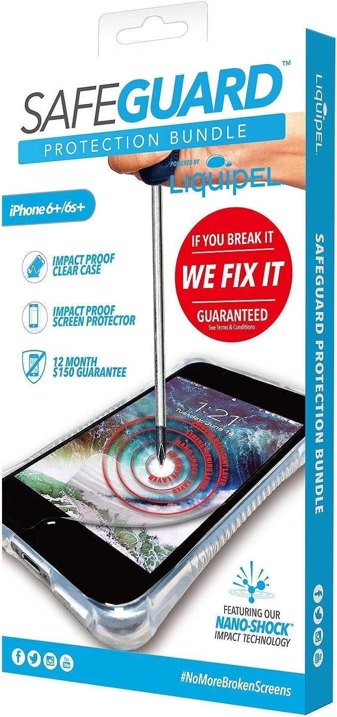 Liquipel Safe Guard Protection Screen Protector Bundle for iPhone 8 - Clear - Brand New