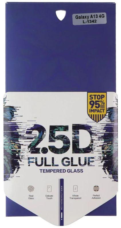 LITO  2.5D Full Glue Tempered Glass Screen Protector for Samsung Galaxy A13 4G - Clear - Brand New