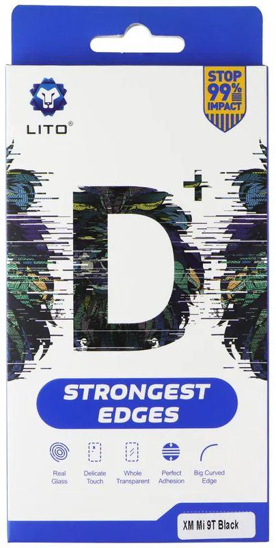 LITO  D+ Strongest Edges Screen Protector for Xiaomi Mi 9T - Clear/Black Edges - Brand New