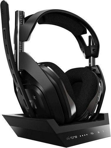 Logitech ASTRO A50 Wireless Gaming Headset + Base Station - Black/Gray (Playstation) - Excellent