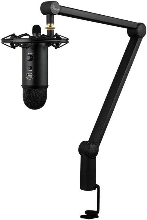 Logitech  for Creators Blue Yeticaster Pro Broadcast Bundle with Yeti USB Microphone - Black - Excellent