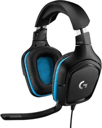 Logitech G432 7.1 Surround Sound Wired Gaming Headset - Black - Excellent
