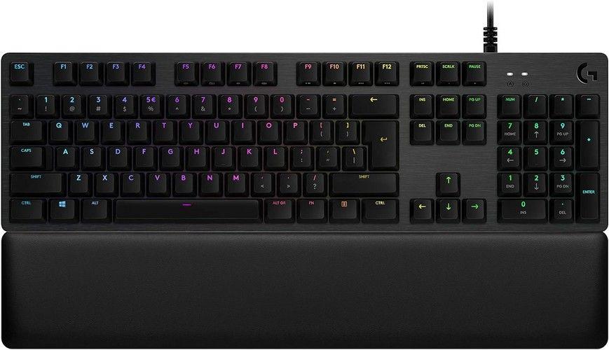 Logitech G513 Carbon LIGHTSYNC RGB Mechanical Gaming Keyboard with Palmrest