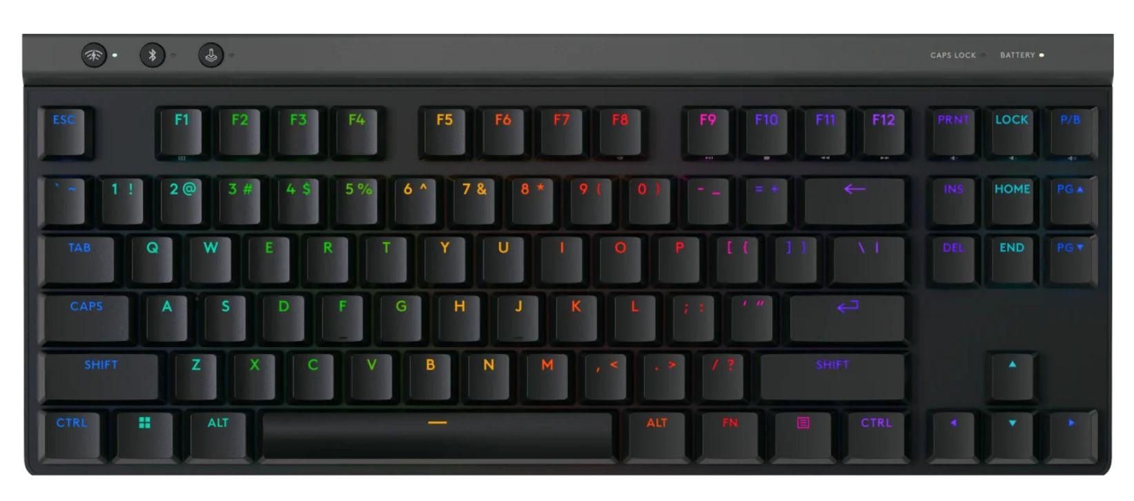 Logitech G515 Lightspeed TKL Wireless Tactile Brown Switch Gaming Keyboard