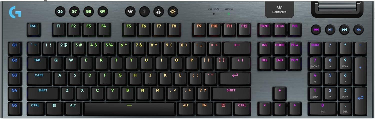 Logitech G915 X LightSpeed Wireless GL Brown Tactile Gaming Keyboard
