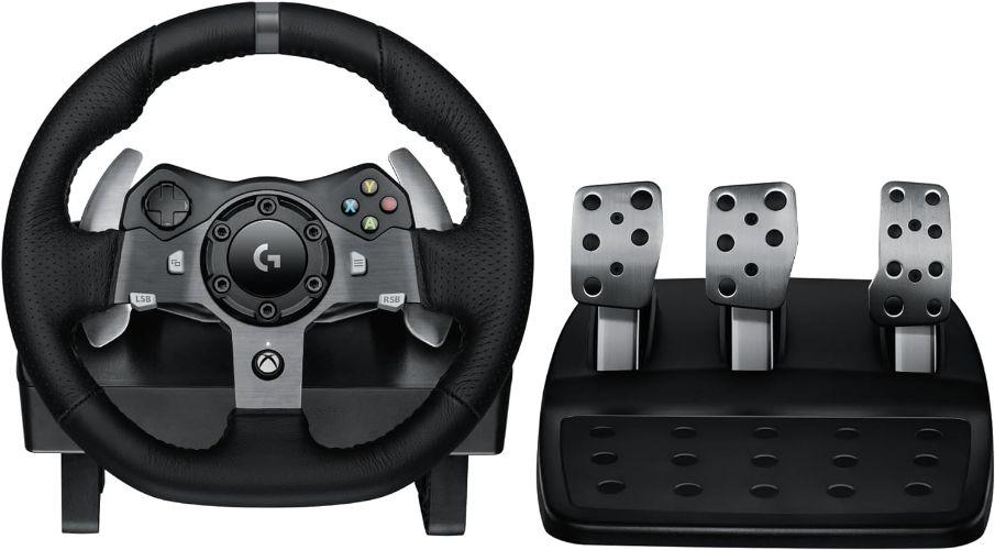 Logitech G920 Driving Force Racing Wheel and Pedals Set for Xbox and PC
