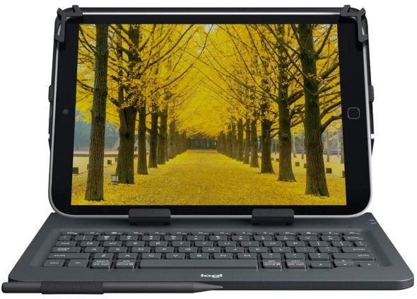 Logitech Universal Folio Tablet Case Keyboard for 9" |10" - Black - Excellent