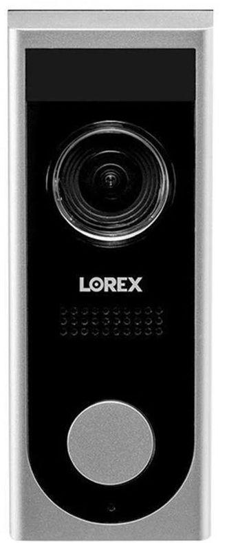 Lorex LNWDB1 1080p High-Definition Wi-Fi Video Doorbell - Silver/Black - Acceptable