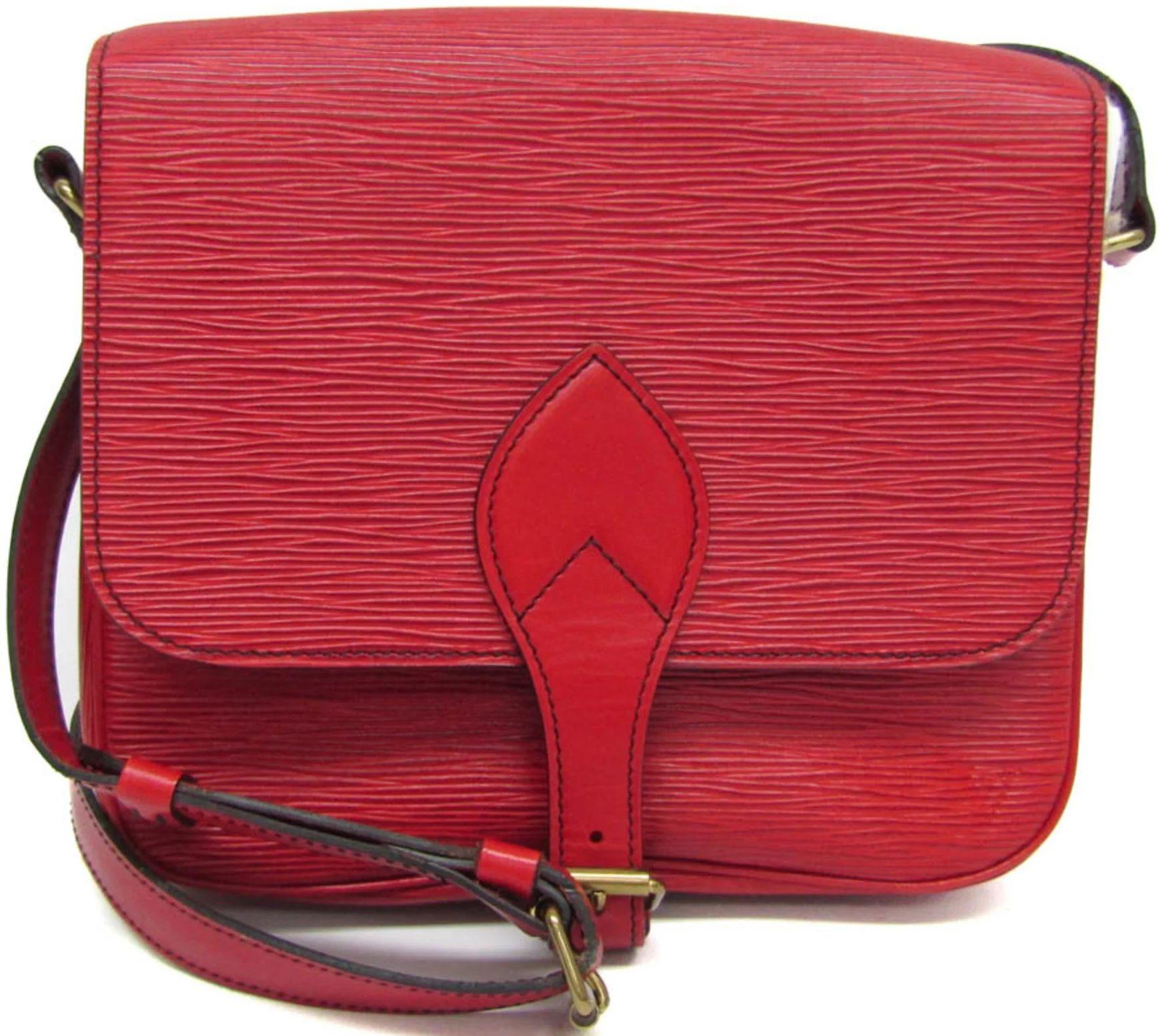 Louis Vuitton Cartouchiere Epi Leather Shoulder Bag - Castilian Red - Leather - Excellent
