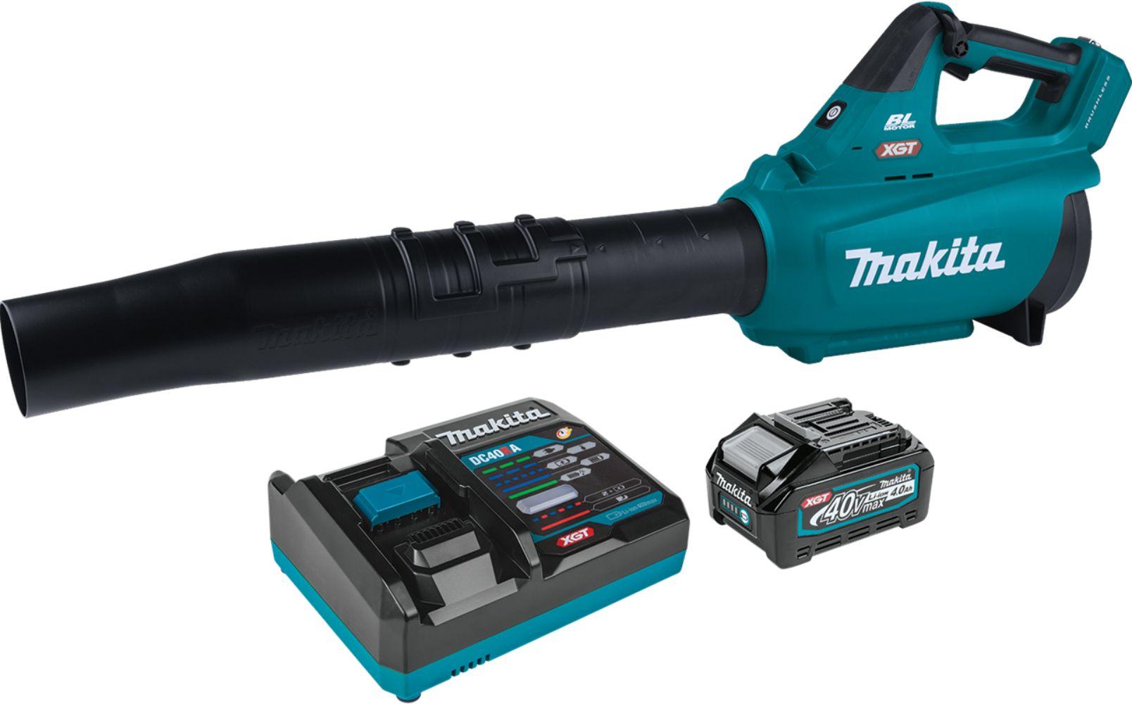 Makita  GBU01M1-R 40V max XGT Brushless Cordless Blower Kit (4.0Ah) - Teal/Black - Excellent