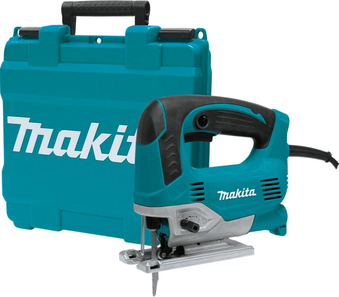 Makita JV0600K 120V 6.5 Amp Top Handle Corded Jig Saw with Tool Case - Teal - Excellent