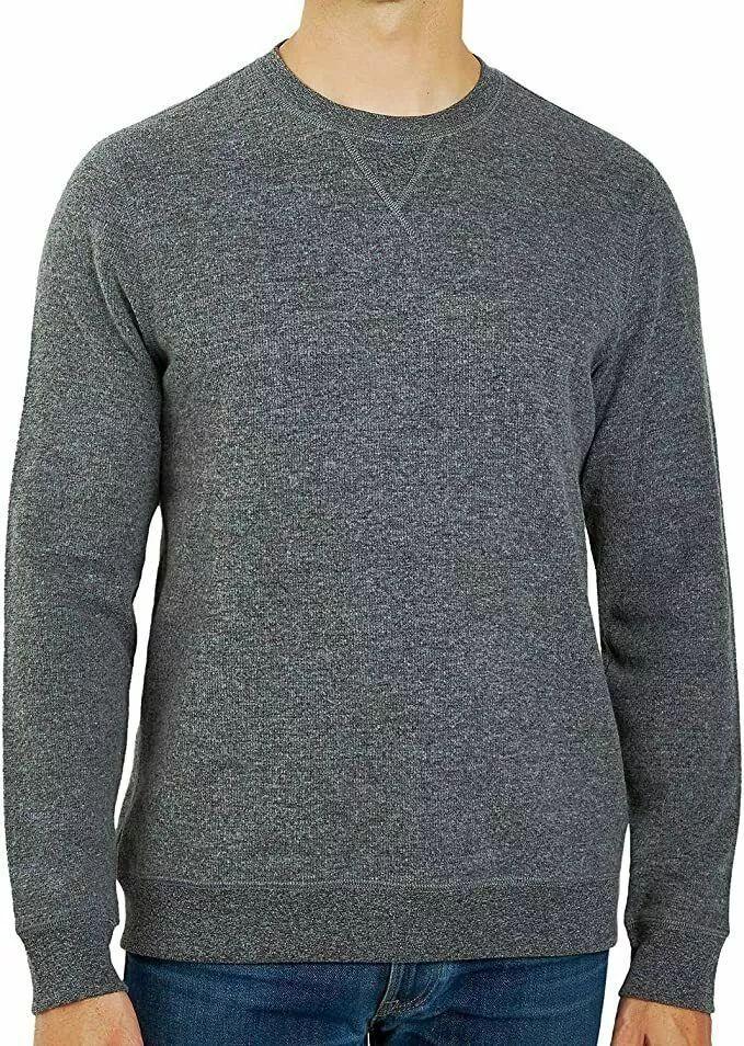 Member's Mark Men's Crew Neck Long Sleeve Pullover Sweater M - Charcoal - Brand New