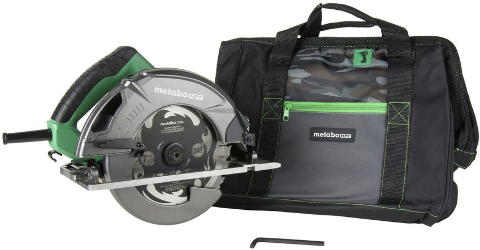 Metabo HPT  C7SB3M 7-1/4 Inch Circular Saw - Green/Black - Excellent