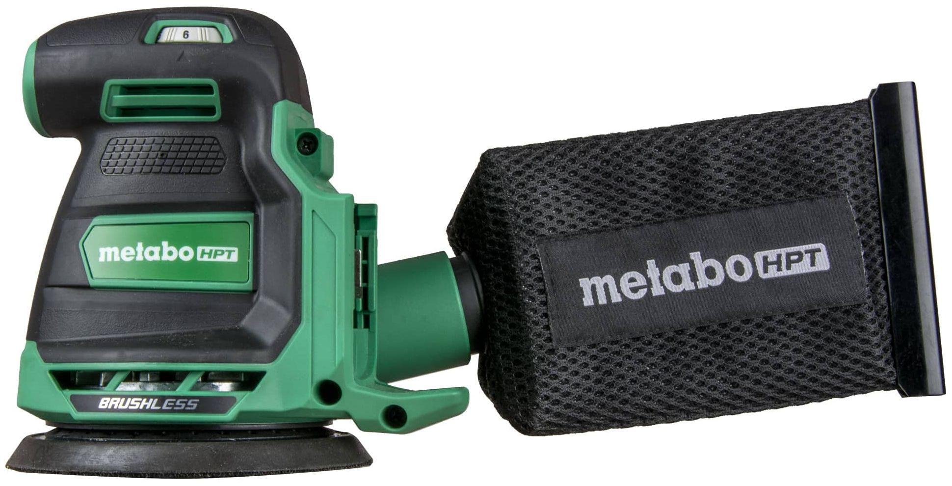 Metabo HPT  SV1813DAQ4 18V Cordless 5 Inch Random Orbital Sander - Black/Green - Premium