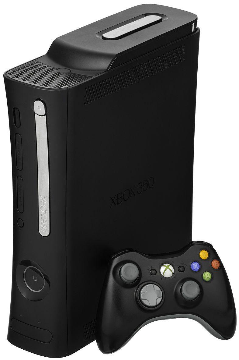 Microsoft  Xbox 360 Elite with 2 Controllers and HDMI Cable - 120GB - Black - Excellent