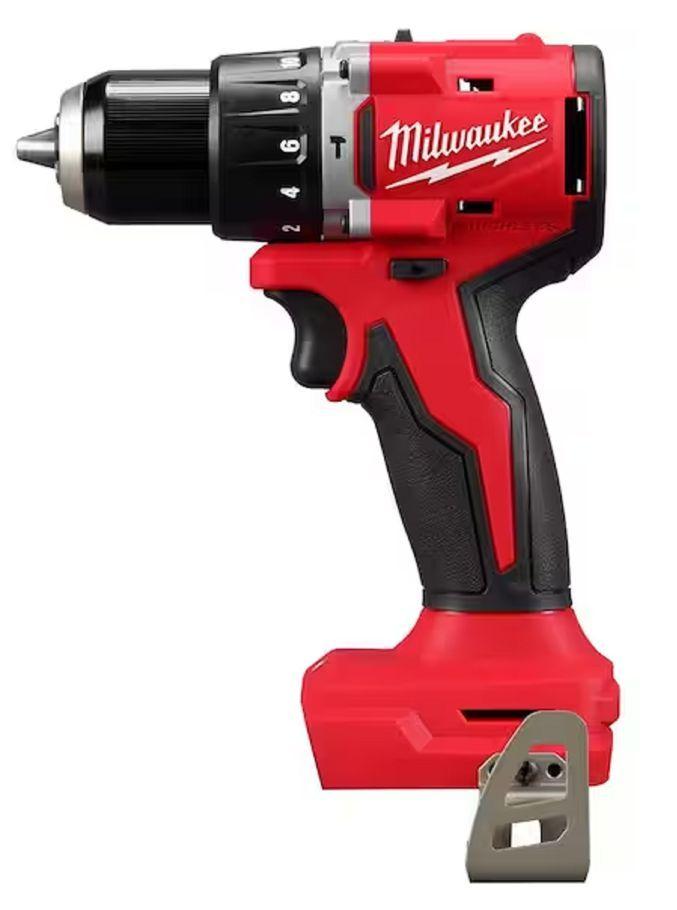 Milwaukee 3602-20 M18 Compact Brushless 1/2"inch Hammer Drill/Driver - Red/Black - Excellent