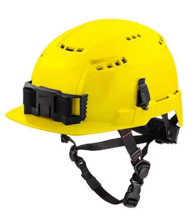 Milwaukee 48-73-1322 Bolt Type 2 Class C Front Brim Vented Safety Helmet - Yellow - Excellent
