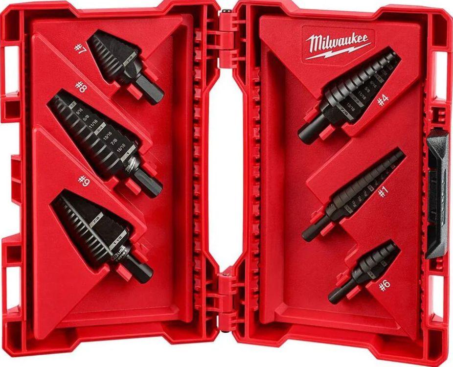 Milwaukee 48-89-9224 Step Drill Bit Set (6 Pieces)