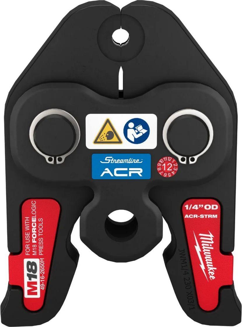 Milwaukee  49-16-2650M 1/4" Streamline ACR Press Jaw for M18 Force Logic Press Tools - Blue - Excellent