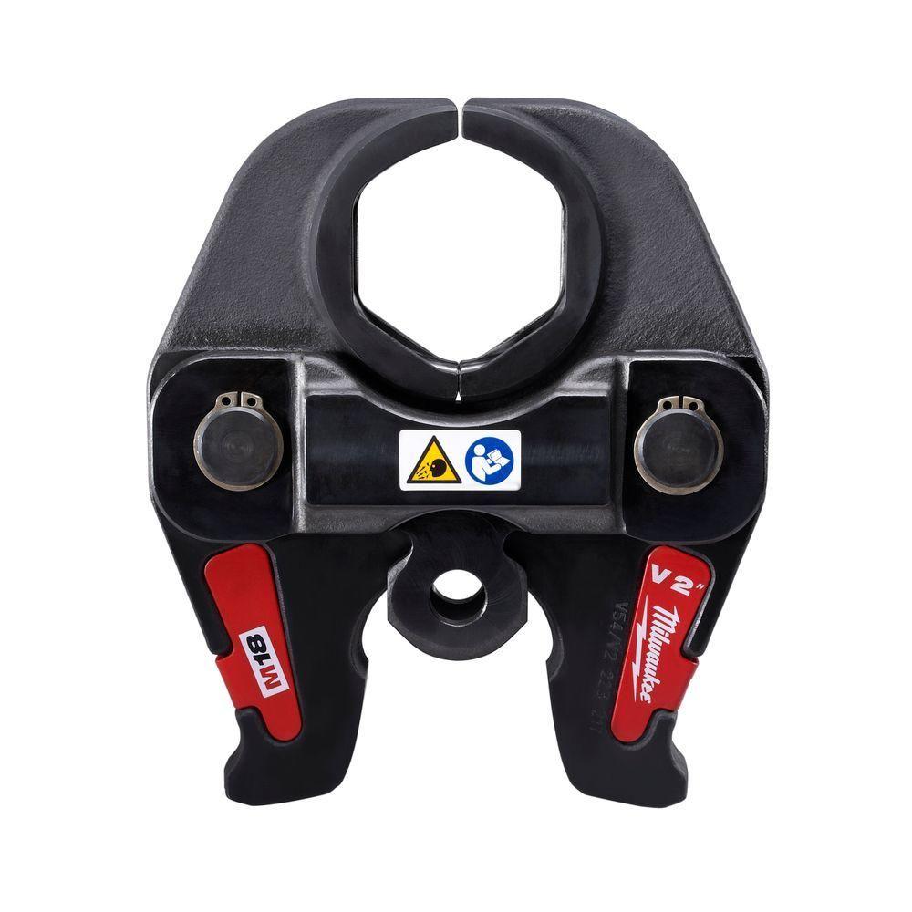 Milwaukee  49-16-2655 2" CTS-V Press Jaw for M18™ FORCELOGIC™ Press Tools - Black/Red - Excellent