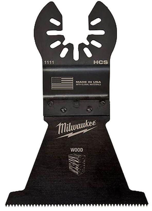 Milwaukee  49-25-1113 OPEN-LOK 2-1/2" HCS Wood Multi-Tool Blades (3 Pack) - Black - Excellent