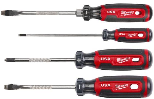 Milwaukee MT200-4 Multi-Bit Screwdriver Set with Cushion Grip (4-Piece)