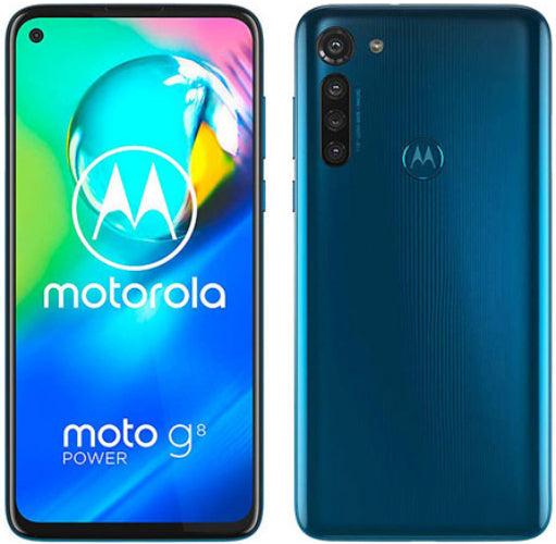 Motorola Moto G8 Power 64GB for AT&T in Capri Blue in Excellent condition