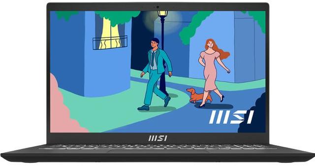 MSI Modern 15 B12M Laptop 15.6" Intel Core i7-1255U 1.7GHz in Classic Black in Pristine condition