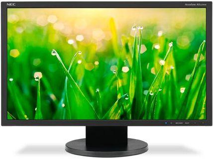 NEC AS222WM LED Backlit Widescreen LCD Desktop Monitor with Built-In Speakers 22" - Black - Excellent