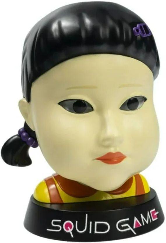 Netflix Squid Game Young-Hee Light Up Eyes Sculpted Bowl - Black - Red - Excellent