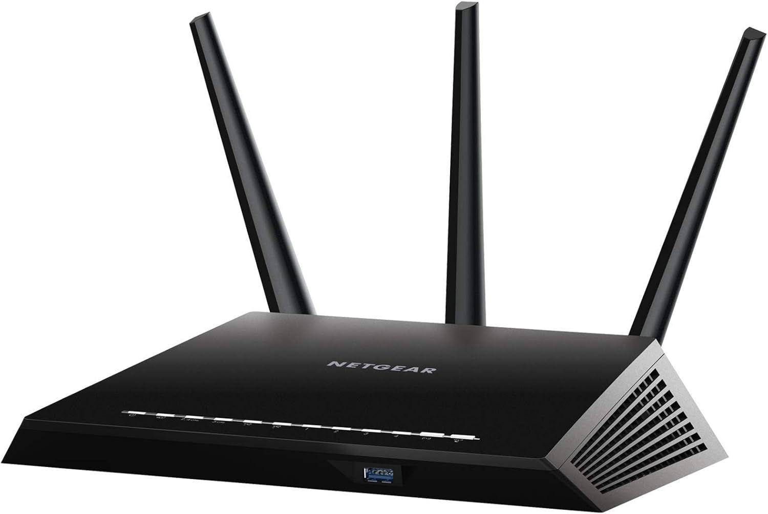 Netgear Nighthawk AC1900 Dual-Band WiFi Router R6900P - Black - Excellent