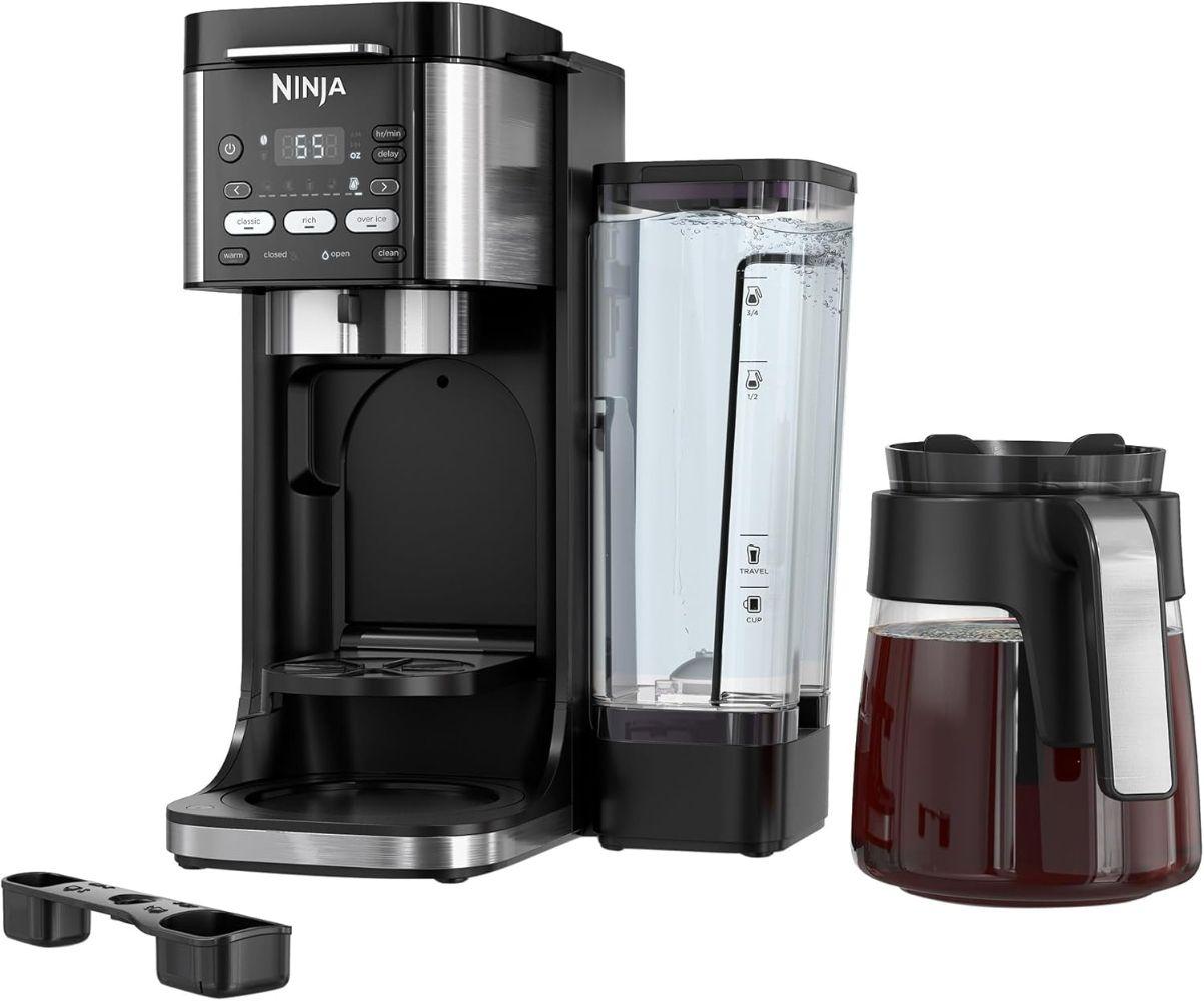 Ninja CFP105 Single-Serve K-Cups DualBrew Hot & Iced Coffee Maker - Black - Excellent