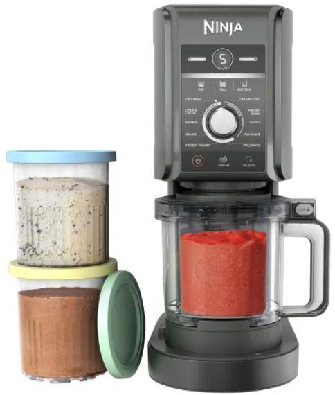 Ninja CN501CO Creami Deluxe 11-in-1 Ice Cream and Frozen Drink Maker - Black/Gray - Excellent