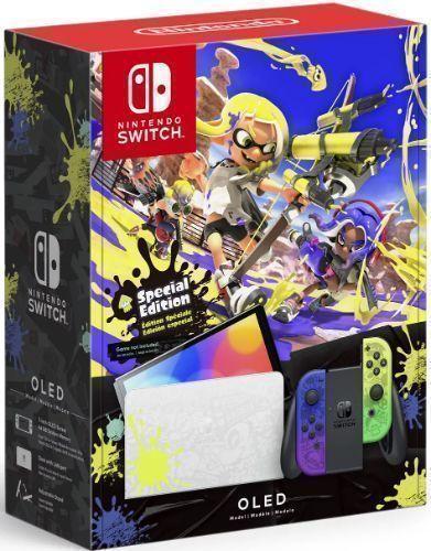 Nintendo Switch OLED Model Handheld Gaming Console 64GB in Splatoon 3 Edition in Excellent condition