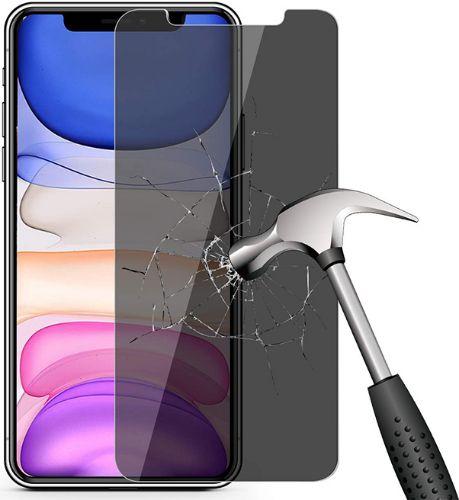 Refurbished Nuglas (2pcs) Flat Privacy Tempered Glass Screen Protector for iPhone 11 Pro Max/ XS Max - Reebelo US
