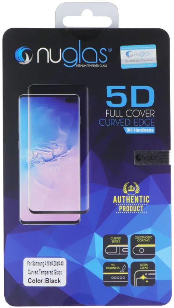 Nuglas 5G Full Cover Curved Edge Tempered Glass for Samsung Galaxy A10e/A20e/A40