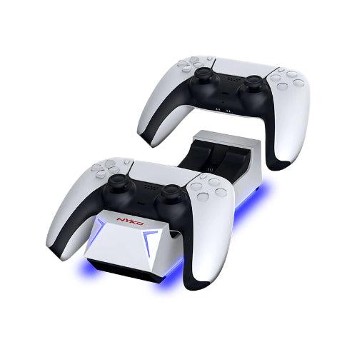 Nyko Charge Base for PS5 Dualsense Wireless Controller - White - Excellent