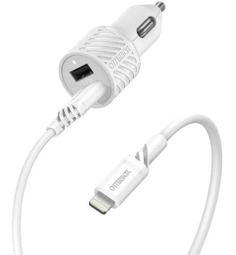 Otterbox Lightning to USB-A Dual Port Car Charging Kit | 24W Combined