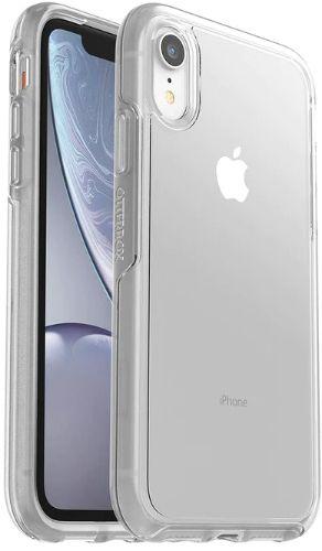 Otterbox Symmetry Phone Case and Alpha Glass Bundle for iPhone XR - Clear - Premium
